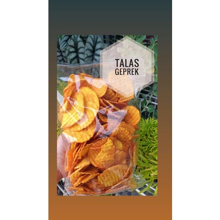 

talas geprek/talas bumbu geprek/talas pedas/camilan kiloan murah/kue lebaran