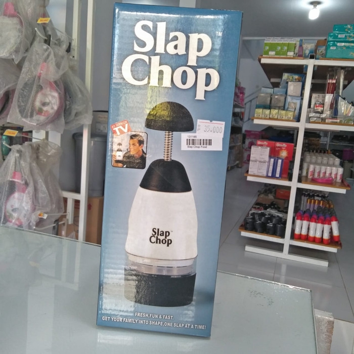 Slap Chop - Chopper Alat Cincang Makanan dan Sayuran - Blender Manual