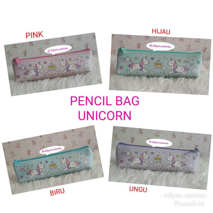 

Pencil Bag Unicorn / Kotak Pensil Unicorn -
