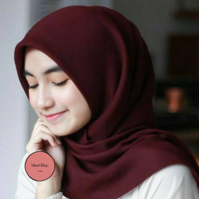 Bella Square Hijab / Hijab Bella Square / Bella Square / Hijab Segiempat Bella Square / Kerudung -mw