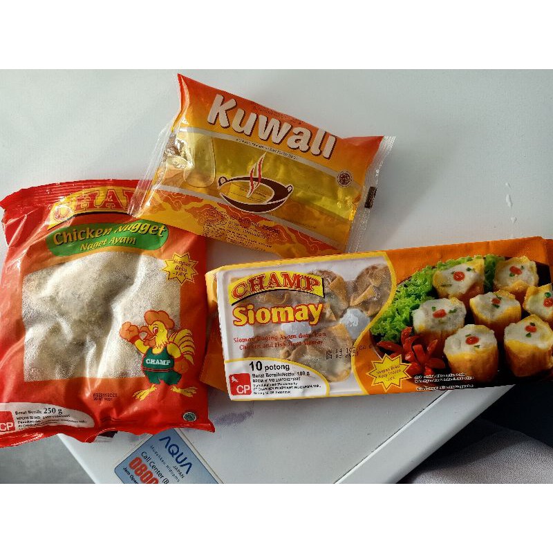 

paket Nugget Cham dan siomay cham