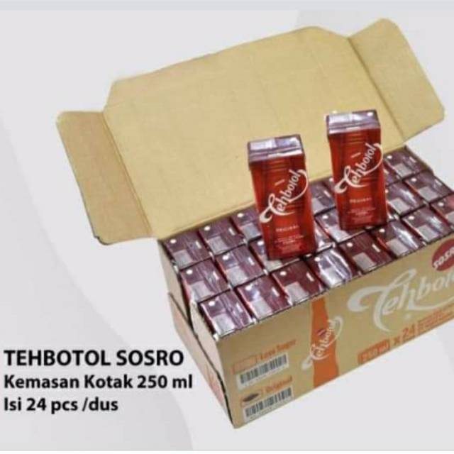 

Teh Botol Sosro ukuran 250ml