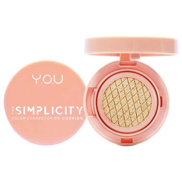 BEST SELLER 2022 The Simplicity Color Corrector CC Cushion by YOU Makeups-TARABABYSTORE