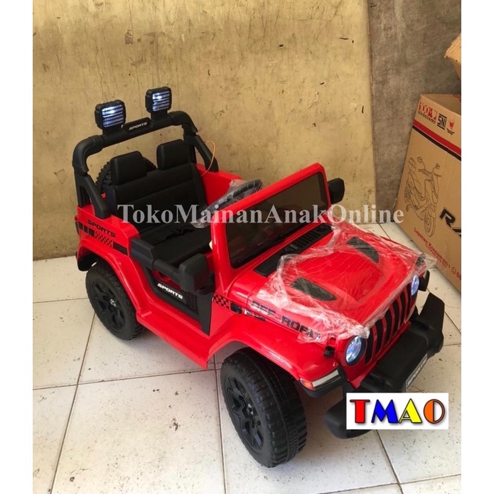 Mobil Aki Anak PMB JEEP Rubicon OFF-Road 8288 M8288 Mainan Anak Remot Remote Kontrol Murah-1