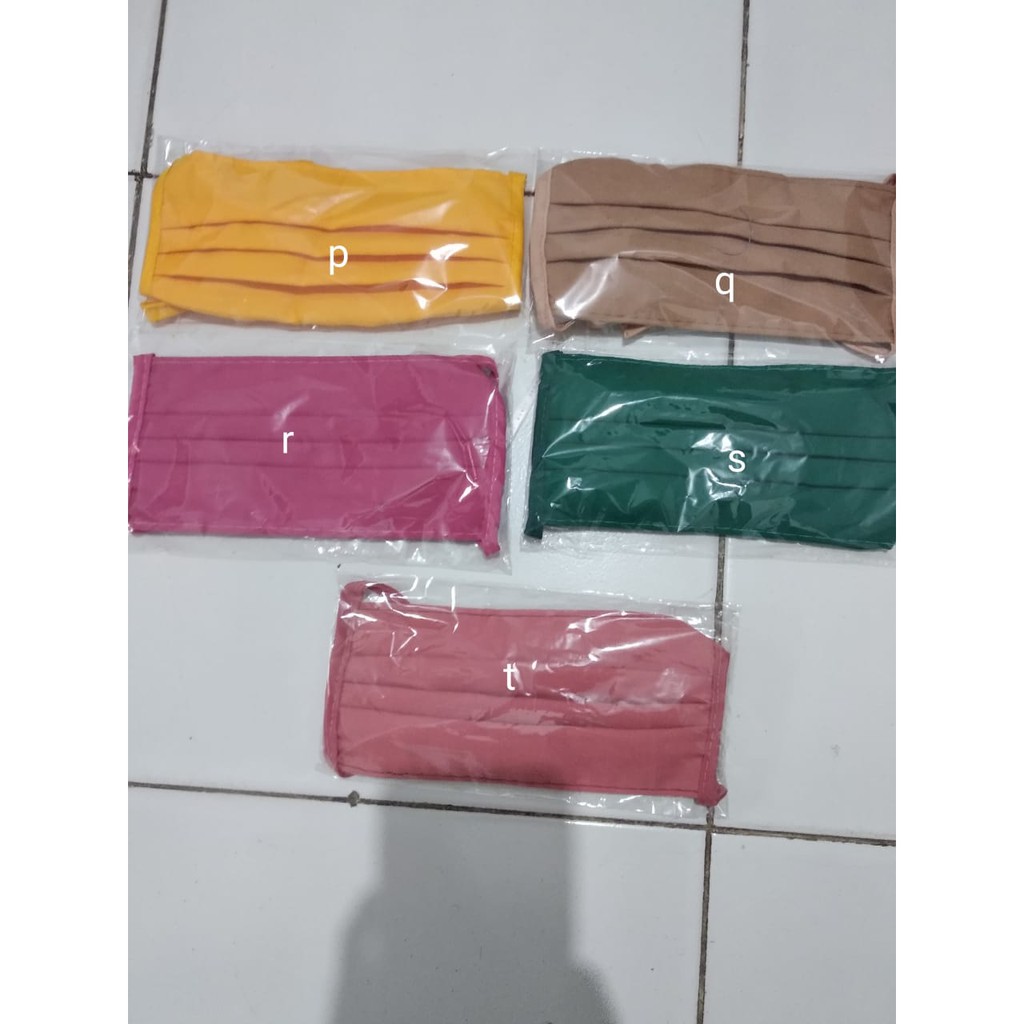 ( SURABAYA )(COD)  Best seller Masker Kain tali sambung