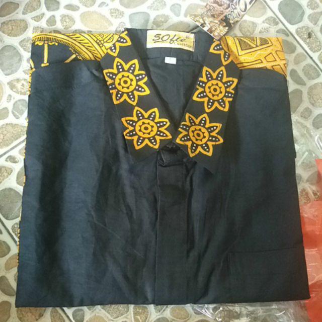 [cod]atasan Batik Pria Wayang Terbaru 2020 Pendek Batik Original Batik Sogan Batik Wayang