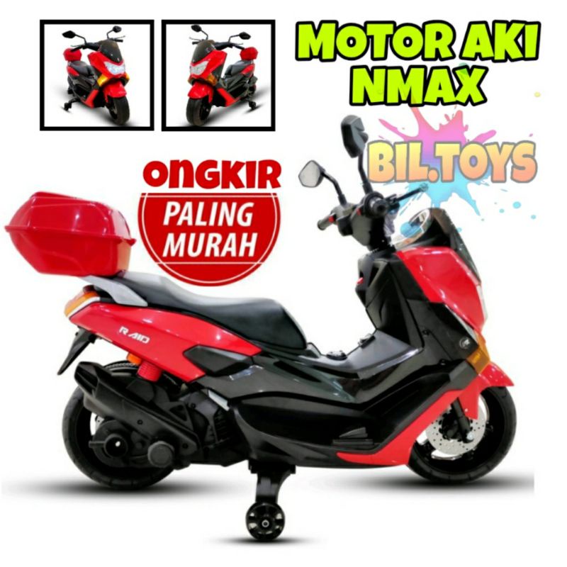 MOTOR AKI ANAK PMB 588 NMAX MAINAN MOTOR AKI PMB 588 MAINAN MOTOR ACCU RAID MURAH RAID M-588 KADO ULTAH ANAK