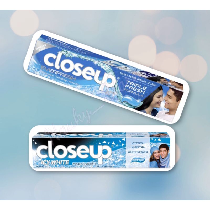 Close Up Icy White | Everfresh | Blue 65 & 160 gr