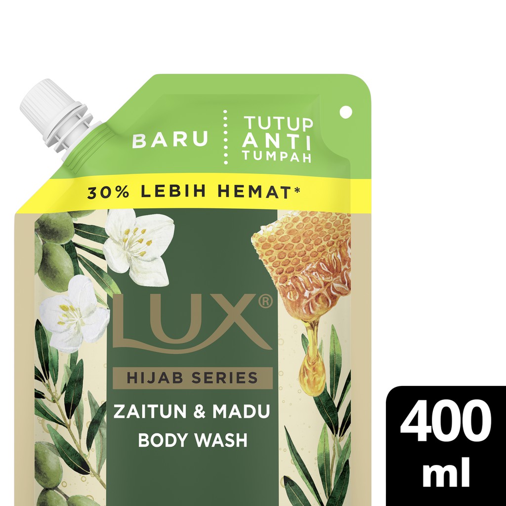 Lux Body Wash Hijab Series Olive Honey 400ml