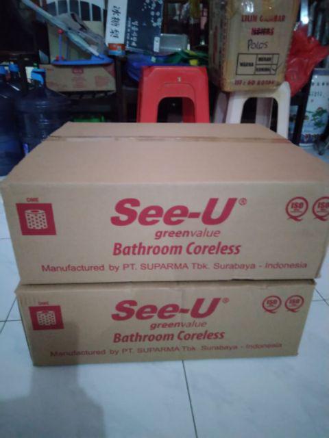 Tissue Roll / Tissue See-u / Bathroom Coreless 1dos Gojek Grab Only!