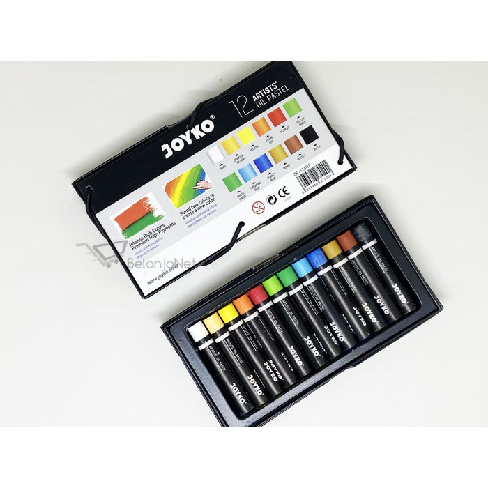 Artists Oil Pastel Krayon Minyak | Crayon Joyko OP-12ART 12 Warna