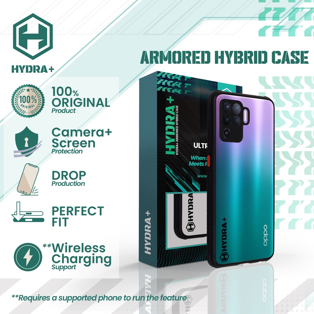 HYDRA+ OPPO Reno 5F / 5 F Armored Hybrid Case - Casing Hardcase Soft