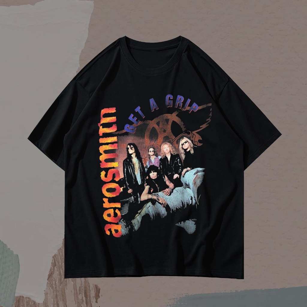 Kaos Band Aerosmith Oversize Vintage