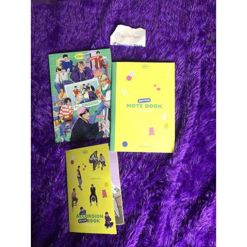 GGU-GGU Enhypen photobook, Notebook, Accordion book