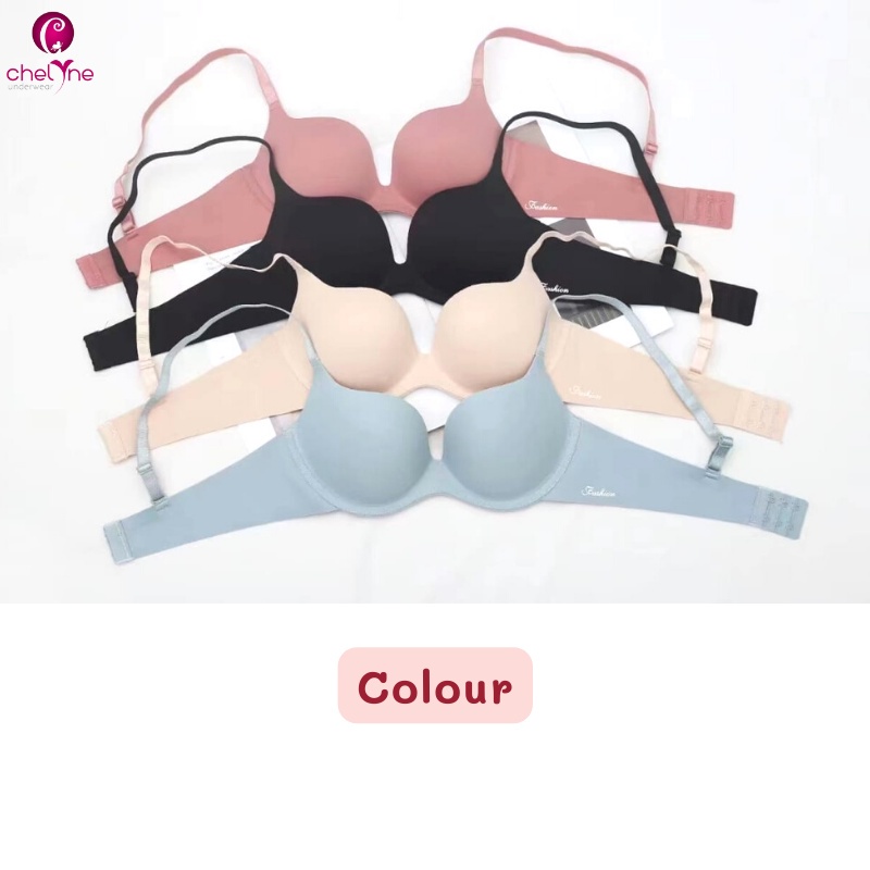 BH Chelyne Seamless Push-Up 2233 Full Cup / 5188 Half Cup - Bra Premium Breathable Tanpa Kawat