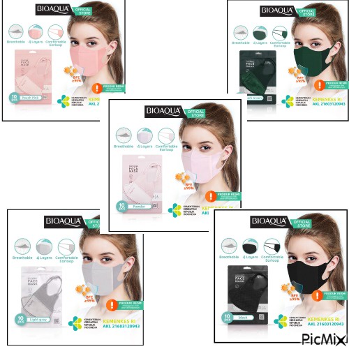 [10pcs] Masker duckbill 4 plies / face mask