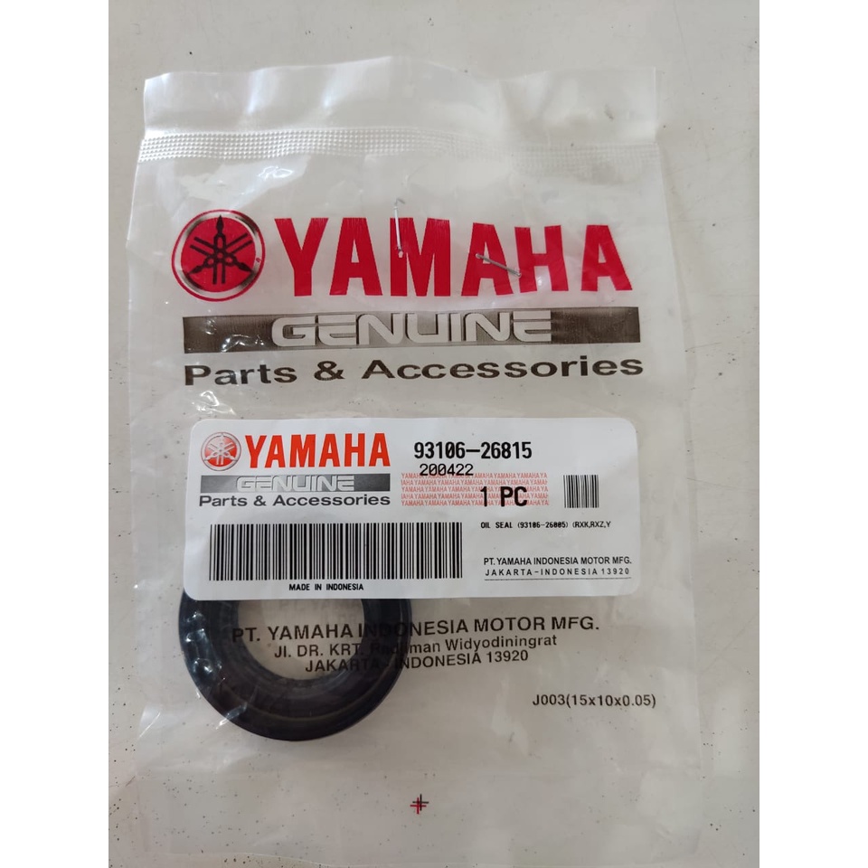 Oil Sil Seal Napgir Nap Gear Yamaha RXK RX King 93106 26815 Sil Dudukan gir Sil Gir Belakang