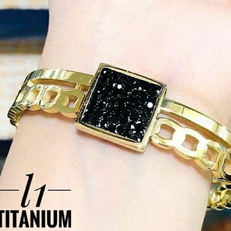 Gelang Bangle Tangan Wanita Titanium 858