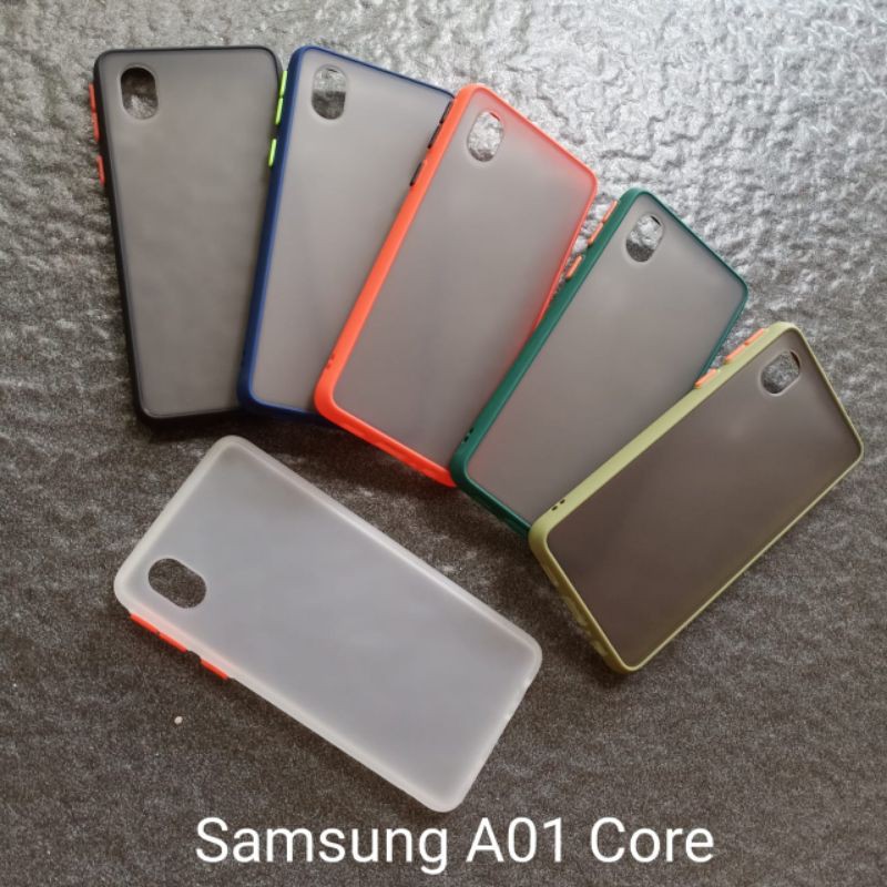 Case Samsung A01 core . M01 core soft softcase softshell silikon cover casing kesing housing