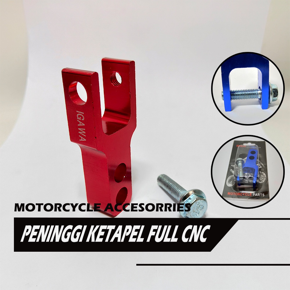 Peninggi matic model ketapel penyingah shock breket sambungan shockbreaker dudukan sok bawah motor motor