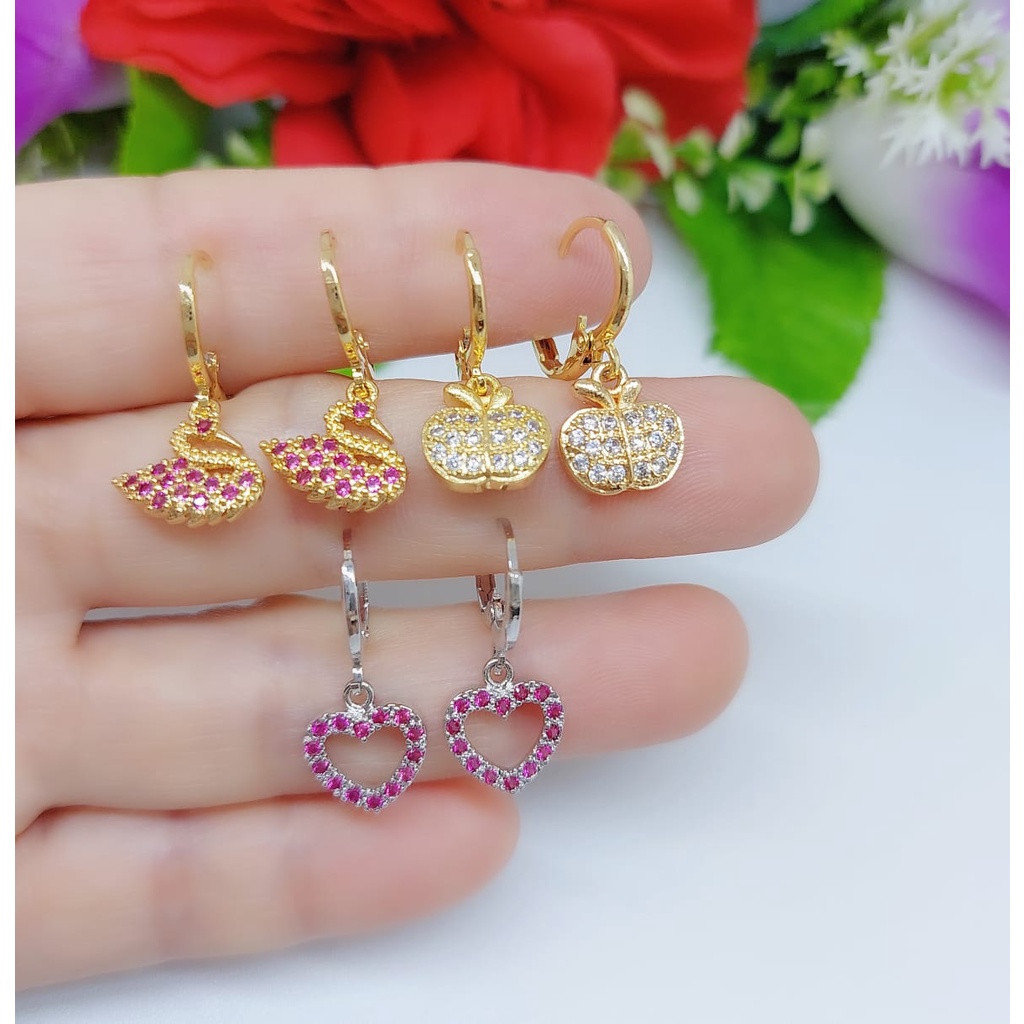 Anting xuping  permata E-I