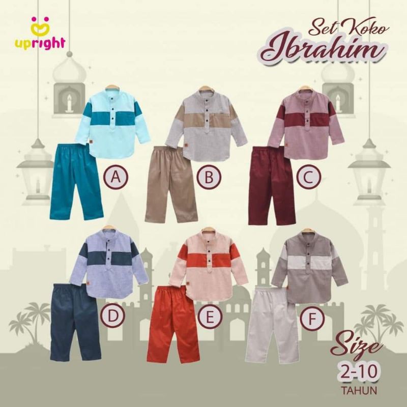 Set Kurtah Ibrahim Upright