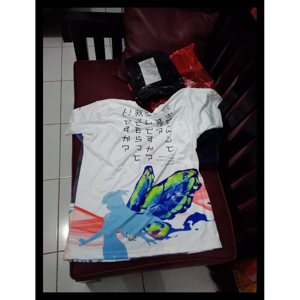Promo Baju Ahegao Full Color / Ahegao Warna H+ Echi  - Kaos Anime Fullprint Promo Murah :)