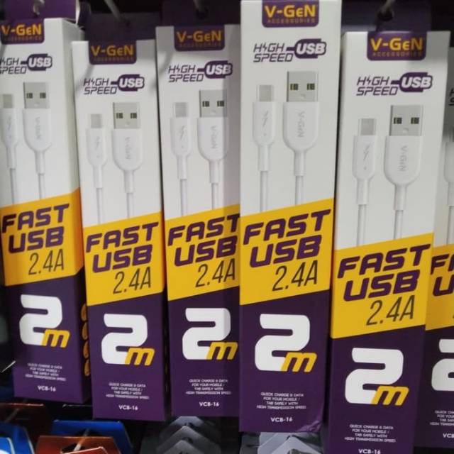 KABEL DATA V-GEN VCB-16  2,4 A PANJANG 2 M