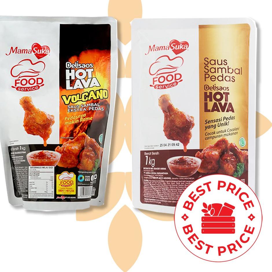 

Hot - MAMASUKA - SEMUA VARIAN DELISAOS SAUS SAMBAL LAVA & HOT LAVA VOLCANO - 1KG