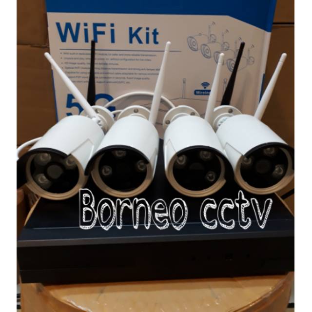 PAKET CCTV WERELES 4CHANNEL 1.3MP 720P/PAKET IP KAMERA CCTV