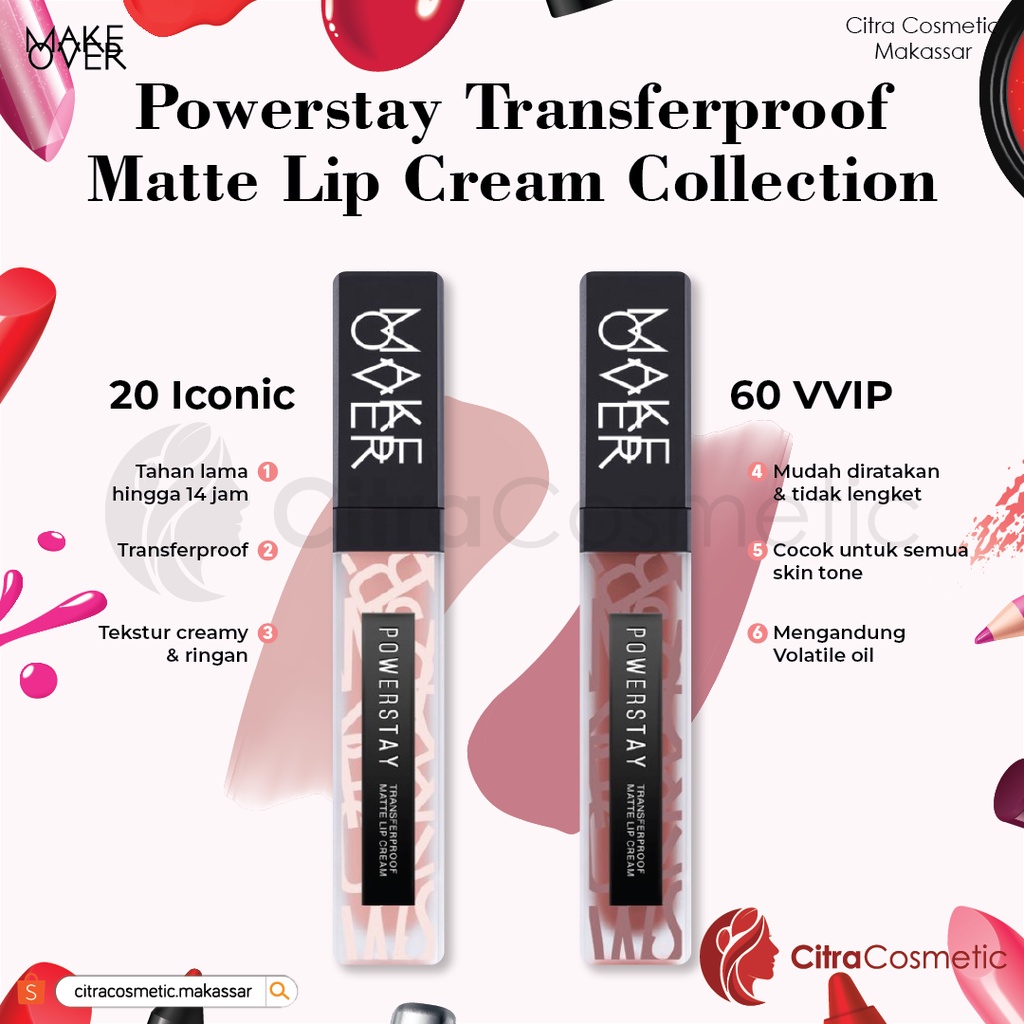 Make Over Powerstay Transferproof Matte Lipcream