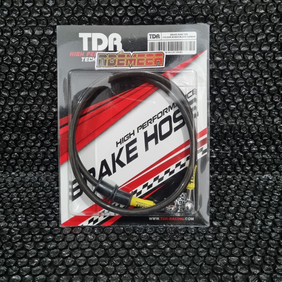 selang rem tdr original black carbon rx king