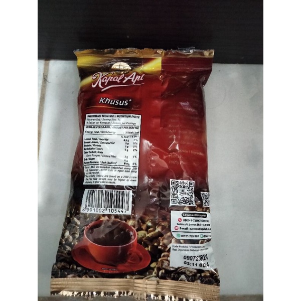 

Kopi Kapal Api Mutu Khusus Ecer 65 gr