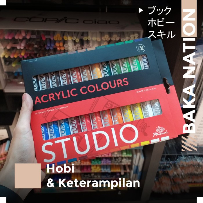 

Sale Phoenix Acrylic Colours - 24 Colours (Cat Akrilik) Pa2412 Promo