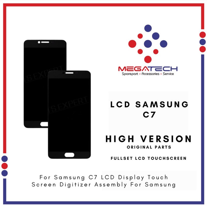 {SuheStore} LCD SAMSUNG C7 / C 7 / C 700 / C700 FULLSET ORI / OLED - Putih Berkualitas