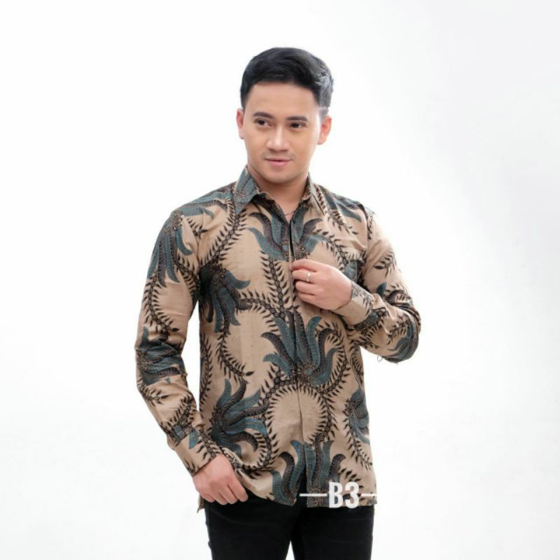 BAJU BATIK PRIA UK XXL KEMEJA BATIK PRIA