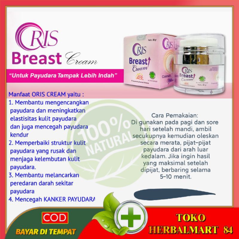 ORIS BREAST CREAM ORIGINAL BPOM & HALAL