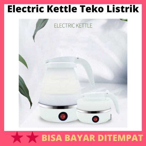 Electric Kettle Teko Listrik Foldable 600ML 600W / Teko Ketel Kettle Listrik Pemanas Penghangat Pere
