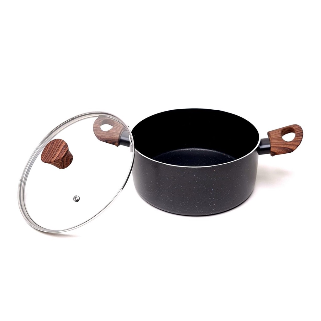 Panci Ceramic Marble SAUCEPOT SBR MEDICAL STONE