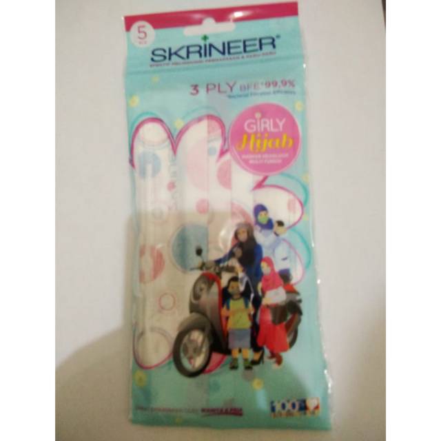Masker Skrineer Hijab