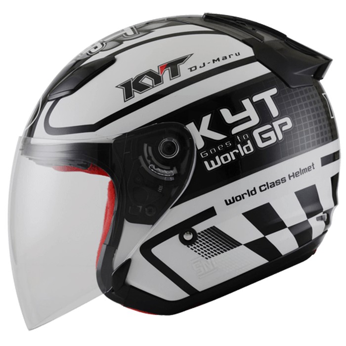 Helm KYT DJ Maru Motif motor gp Berkualitas