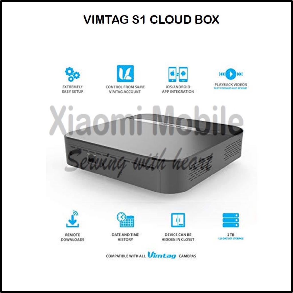 VIMTAG S1 Smart Cloud Box NVR For IP Camera CCTV Up to 16CH