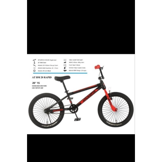 Sepeda Anak BMX Atlantis Rapid 20 Inch Torpedo