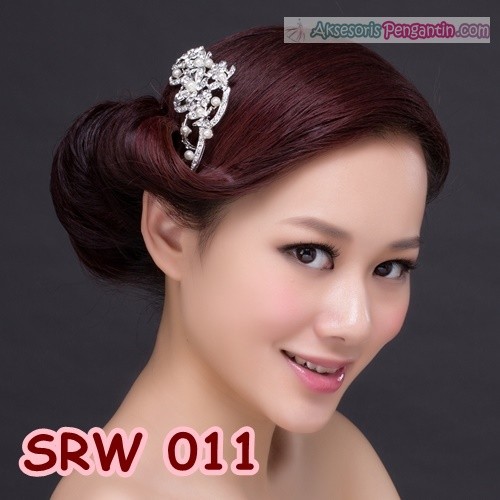 [READY STOCK] SIRKAM PESTA AKSESORIS PERNIKAHAN PENGANTIN SILVER SRW011