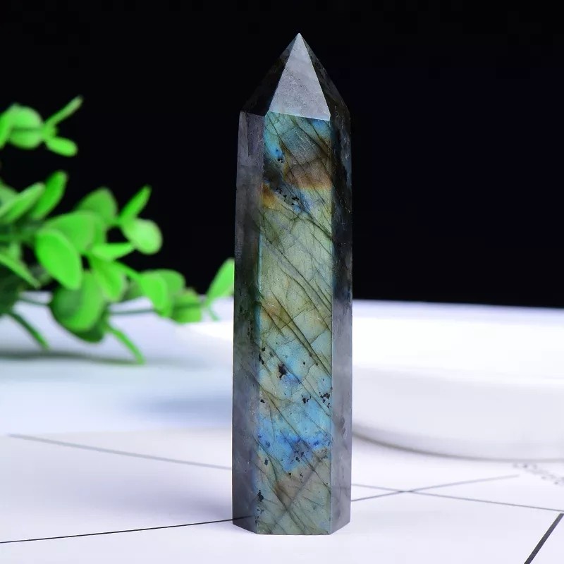 moonstone titik obelix kristal labradorite stone