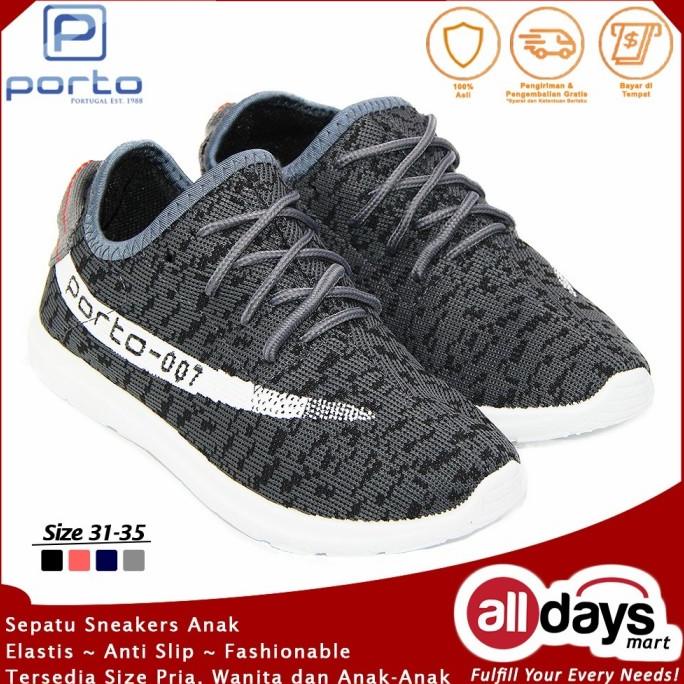 SEPATU ANAK SNEAKERS UNISEX CASUAL PORTO 007 elst073