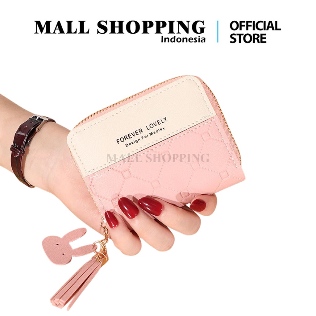 (COD) Dompet Mini Wanita Resletting Dompet Koin MALL SHOPPING
