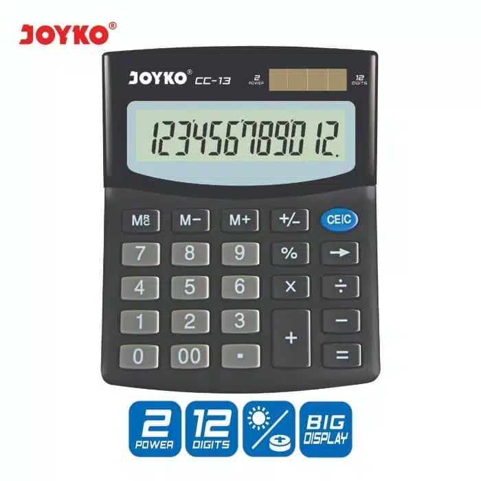 

KALKULATOR / CALCULATOR JOYKO CC-13-12D (12 DIGIT) ORIGINAL