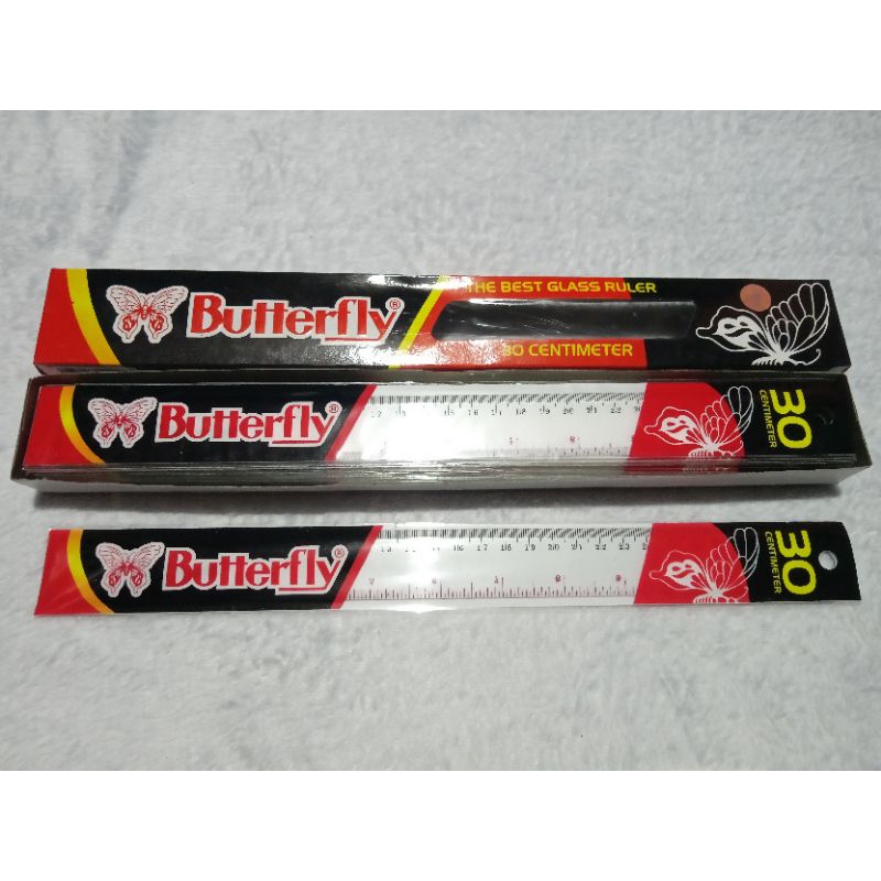 

Penggaris Plastik Butterfly 30cm