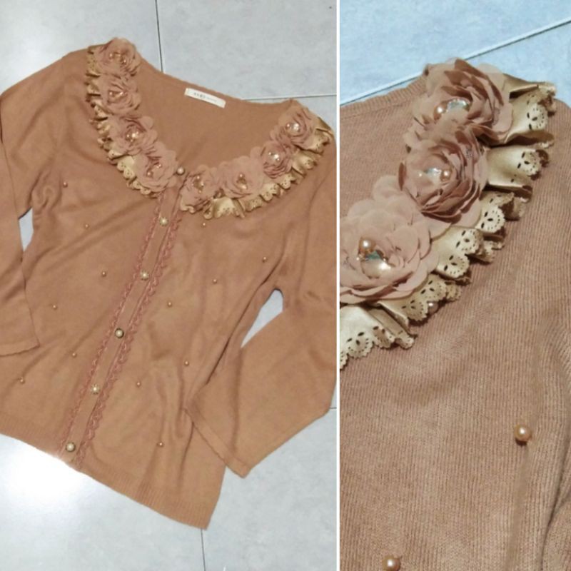 Cardi Rajut Axes Femme